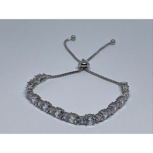 Tiara .925 Sterling Silver Cubic Zirconia SLZ876W Bolo Bracelet MSRP $140 NM309